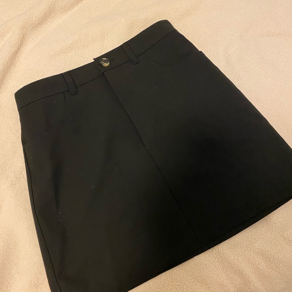 Mango black miniskirt